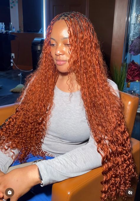 Ginger Goddess Braids, Ginger Boho Braids, Ginger Knotless Braids, Now Taking Appointments, Taking Appointments, Bohemian Braids, Big Box Braids Hairstyles, Goddess Braids Hairstyles, Ginger Hair Color