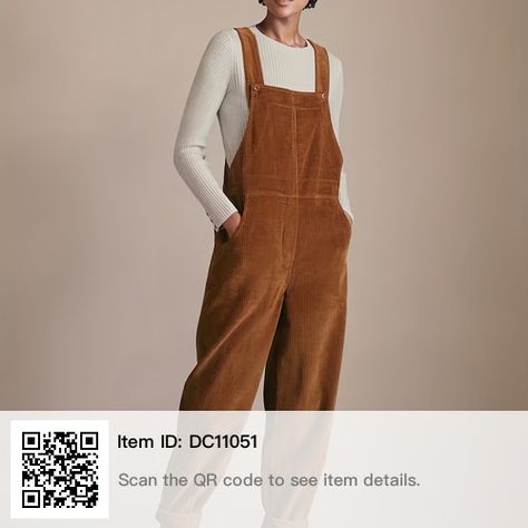 Dungaree For Women, Feminine Skirt, Vintage Overalls, Straps Jumpsuit, Corduroy Overalls, Casual Design, Belleza Natural, Tailored Trousers, Outfit Casual