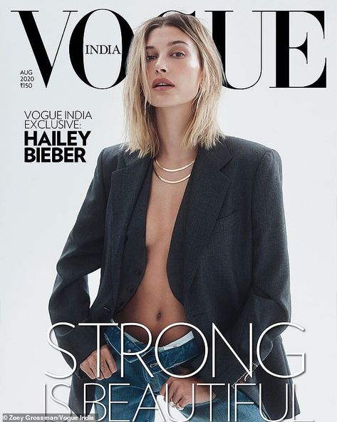 Hailey Rhode Baldwin, Vogue Magazine Covers, Elle Us, Vogue India, Img Models, Vogue Covers, Gucci Fashion, Hailey Baldwin, Sarah Jessica Parker