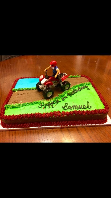 Four Wheeler Birthday Party, 4 Wheeler Cake, Kitkat Cake, Four Wheeler, Cake Stuff, Birthday Stuff, Four Wheelers, 4 Wheeler, Star Wars Birthday