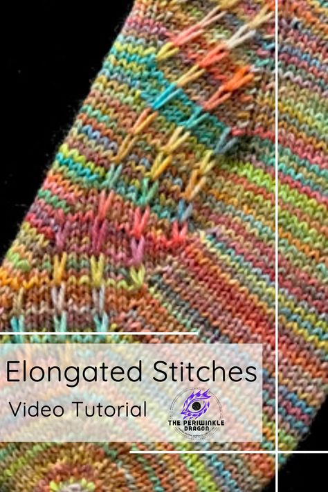 Elongated Stitch Knitting, Knitting Colorwork, Slip Stitch Knitting, Loom Knitting Stitches, Advanced Knitting, Knitting Hacks, Colorwork Knitting, Knitting Tips, Knit Stitches