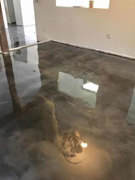 Category: Metallic Epoxy Metallic Epoxy Floor, Epoxy Floor, Stained Concrete, Concrete Design, Concrete Decor, Old World, Hardwood Floors, Flooring, Home Decor