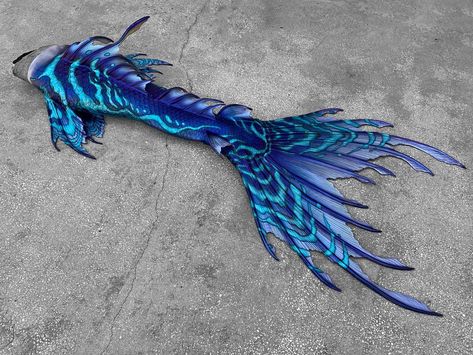 Siren Tail Art, Mermaid Tail Designs Art, Merbella Mermaid Tails, Mermaid Visuals, Another One Dj Khaled, Finfolk Mermaid Tails, Merbella Studios, Mermaid Tail Aesthetic, Mermaid Tail Blue