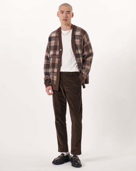 Brown Pants Men, Brown Pants Outfit, Corduroy Pants Outfit, Dark Brown Pants, Brown Corduroy Pants, Corduroy Pants Men, Winter Pants Outfit, Corduroy Pant, Pants Outfit Men