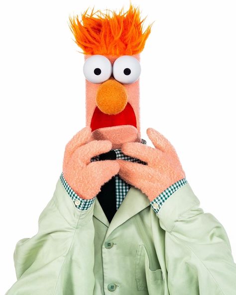 Beaker From The Muppets, Muppet Fashion, Beaker Muppets, Craft Pictures, Office Halloween, Fraggle Rock, Jim Henson, Crafts With Pictures, Pokemon Characters