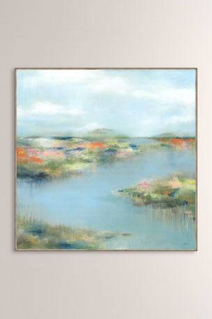 HDPG7 "Marsh Lands I" Giclee on Canvas Wall Art Art Pricing, Canvas Wall Art Set, Wall Artwork, Landscape Painting, Abstract Art Painting, Top Designers, Abstract Wall Art, Wall Art Sets, New Art