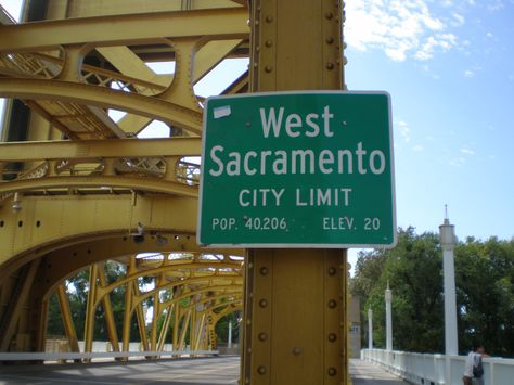 West Sacramento CA City Limit! Welcome to the neighborhood. City Signs, Welcome To The Neighborhood, California Zephyr, West Sacramento, City Sign, My Hood, Sacramento California, California Love, City Limits