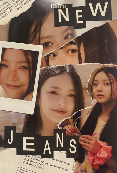 New Jeans Scrapbook, Yearbook Doodles, Bunny Jeans, Newjeans Posters, Pfps Y2k, Kpop Room Aesthetic, Binder Cover Ideas, Binder Scrapbook, Kpop Scrapbook