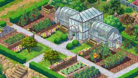 Hayday Farm Design, Sims 4 Inspiration, Sims 4 Build Ideas, Farm Layout, Sims 4 House Building, Sims 4 House Plans, Sims 4 House Design, Casas The Sims 4, Sims 4 Builds