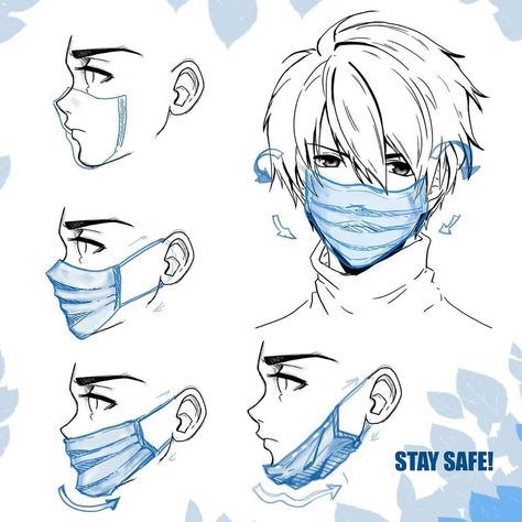 Hoodie Drawing Reference, Pose Ideas Drawing, Mask On Face, Drawn Mask, Male Face Drawing, 2017 Anime, Mask Drawing, Hoodie Drawing, Face Drawing Reference