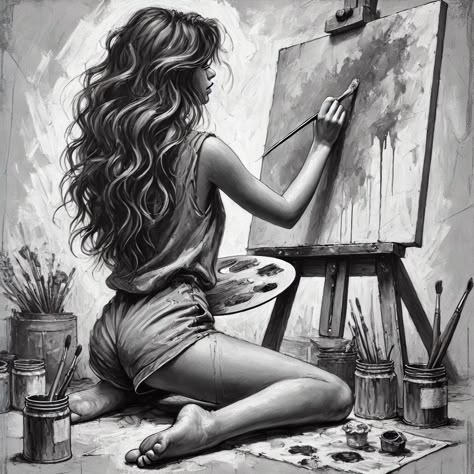 #art #artist #drawing #painting #explore #pinterest #pencil #sketch #portrait Sketches Of Women Body, Gorgeous Drawings, Pencil Sketches Of Women, Amazing Art Drawings, Beautiful Woman Sketch, Fashion Drawings Sketches, Portrait Drawing Pencil, Happy Drawing Ideas, Drawing And Painting Ideas