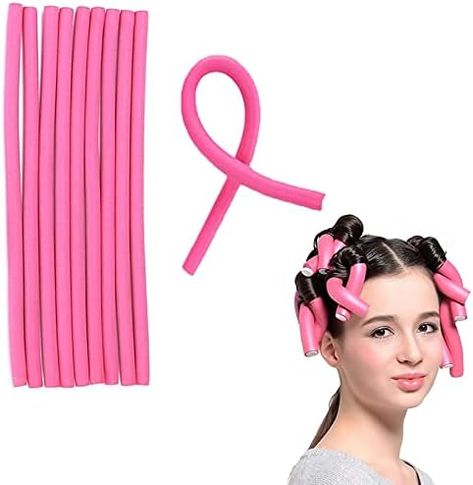 10 Pcs Bendy Hair Rollers, Flexi Bendy Curling Rods Heatless Curlers, Waves Styling Tool for Hairdresser Curling Rollers Rods Perfect for Long Medium & Short Hair Ideal for Women Girls（Pink） Check more at https://uk.productsoffer.in/10-pcs-bendy-hair-rollers-flexi-bendy-curling-rods-heatless-curlers-waves-styling-tool-for-hairdresser-curling-rollers-rods-perfect-for-long-medium-short-hair-ideal-for-women-girls%ef%bc%88pink/ Bendy Hair Rollers, Curling Rollers, Heatless Curlers, Curling Rods, Medium Short Hair, Hair Rollers, Styling Tools, Pink Girl, Women Girl