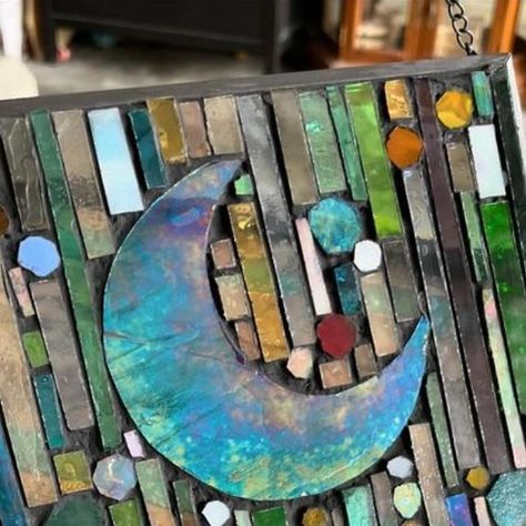 Bean Art, June 22, Make Art, Mosaic Glass, Mosaic Tiles, Dream Catcher, Art Ideas, Stained Glass, Glass Art