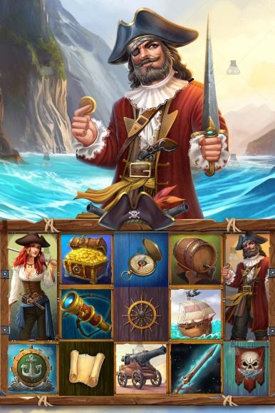 Land Based Pirate Slot Theme by Gamix Labs