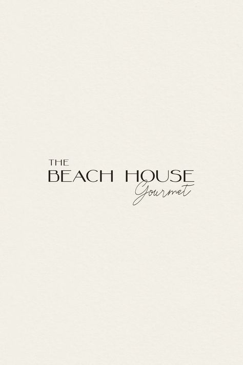 Luxury Gourmet logo Beach House Logo, Homemade Gourmet, Sea Logo, Tropical Weather, The Beach House, House Logo, Gourmet Foods, Home Stay, Island Paradise