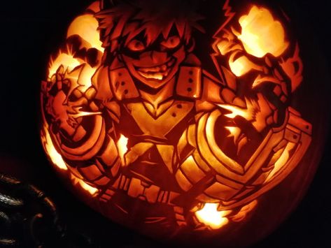 Mha Pumpkin Carving Ideas, Pumpkin Carving Ideas Bat, Pumpkin Carving Ideas Animals, Adventure Time Pumpkin Carving, Anime Pumpkin Carving Ideas, Pumpkin Carving Ideas Anime, Alien Pumpkin Carving Ideas, Bluey Pumpkin Carving, Adventure Time Pumpkin