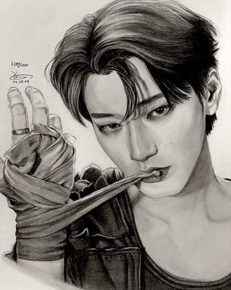 #ateezfanart #sanfanart #sansketch #san #ateezsan #ateezsketch #kpopfanart #sanart #ateezsan #pencilsketch San Fanart Ateez, San Drawing Ateez, Ateez Drawings Pencil, San Ateez Drawing, Ateez Sketch, Kpop Idol Drawing, Ateez Drawings, How To Draw Sans, San Fanart