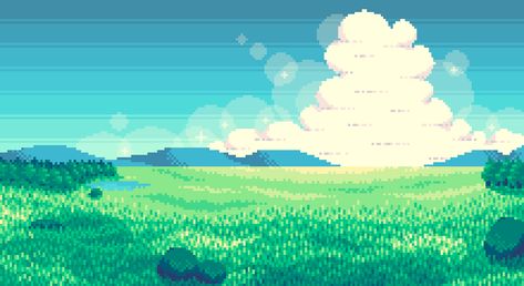 The first horizontal landscape i made Art Horizontal, Horizontal Landscape, Fantasy Landscape, Pixel Art, Art Reference, The First, Movie Posters, Art, Kawaii