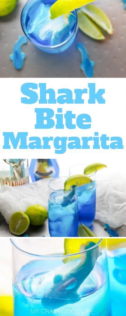 There's nothing better than curling up on the couch and enjoying Shark Week with a drink! This fun Shark Bite Margarita is the perfect Shark Week companion! Be careful... this one is strong, and it bites back! Shark Week Cocktails | Blue Margarita | Shark Week Margarita via @bludlum Shark Week Party Ideas, Shark Bite Drink Recipe, Shark Week Drinks, Shark Week Recipes, Party Food Ideas For Adults, Shark Snacks, Party Food For Adults, Birthday Party Food Ideas, Ideas For Birthday Party