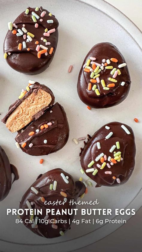 Pbfit Recipes Desserts, Healthy Peanut Butter Eggs, Pb2 Desserts, Pb Powder Recipes, Pb Fit Recipes, Peanut Butter Eggs Recipe, Pb2 Recipes, Peanut Butter Easter Eggs, Pb Fit