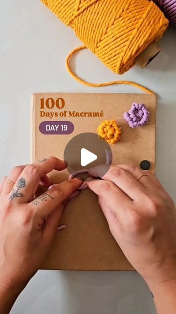 Agrima Wadhwa on Instagram: "100 Days of Macramé - DAY 19 Macramé fridge magnets   Yarn used - 4mm single ply (cotton)  DM for workshops and products  #macrame ##macramemakers #macramelove #india #instagood #instagram #handmade #sustainability #macramekeychain #learnsomethingneweveryday #indian #artistsoninstagram #diy #macramecommunity #knots #explorepage #100daysofmacrame #india" Macrame Fridge Magnet Diy, Macrame Magnets Diy, Magnets Diy, Magnet Diy, Learn Something New Everyday, Fridge Magnet, 100 Days, Fridge Magnets, Sustainability