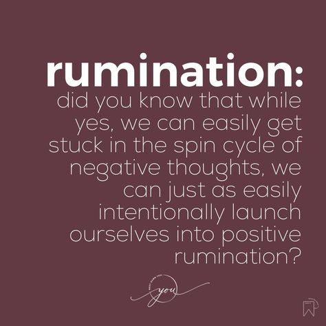 Ruminating Quotes, Rumination Quotes, Stop Ruminating, How To Stop Ruminating, Ruminating Thoughts, Stop Ruminating Quotes, Stop Focusing On The Negative, How To Stop Ruminating Thoughts, Breaking Negative Thought Patterns