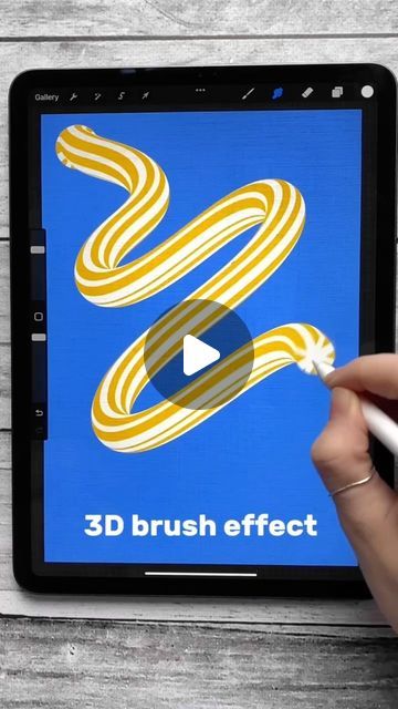 Tools for Procreate | Brushes for digital art on Instagram: "How to create this 3D brush effect? 
More 3D brushes you can find in Tools for Procreate" Making Procreate Brushes, Procreate 3d Brush Tutorial, How To Make Custom Brushes Procreate, How To Make Your Own Brush In Procreate, How To Make A New Brush In Procreate, How To Make A Pattern Brush In Procreate, Adobe Illustrator Brushes, Adobe Illustrator Pattern, Brush Effect