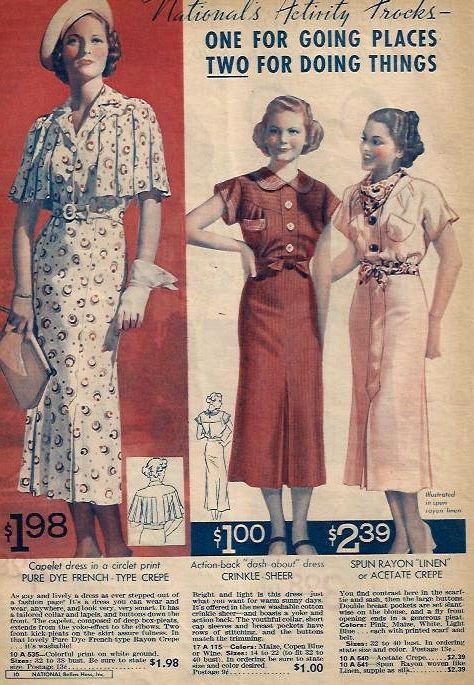 1930's dresses..you gotta love vintage 1930s Day Wear, 1930s Womens Evening Wear, 1930s Summer Dress, 1930's Dress Pattern, 1930s Afternoon Dress, 1930s Fashion Women, 39 Steps, 1930's Dresses, Vintage Fashion 1930s