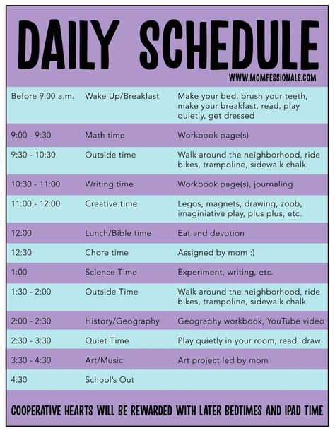 Daily Schedule Daily Routine Schedule, 5th Grade Writing, Homeschool Writing, School Schedule, Map Skills, Grade Book, Math Time, Bible Time, Daily Schedule