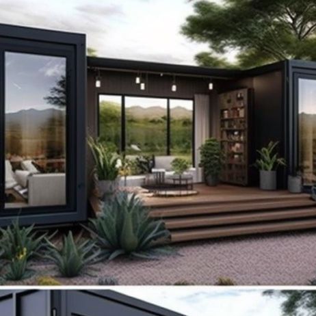 Shipping Container Homes on Instagram: "Inspiration for a U shaped home with courtyard in the center. We are always asked by our clients about U shaped structures. People love the abundance of light and useable outdoor space. However not all u shaped structures make sense as each unit could end up being a hallway to get through to the next unit. However, we at Kubed have figured it out! I think the result is a thoughtful, modern, sustainable and attractive home. Thoughts? #modularhome #prefab #h U Shape Container House Design, U Shaped Container House Plans, U Shape Container House, U Shaped Container Homes, Container House With Courtyard, Container Home With Courtyard, Home With Courtyard, Kit Homes Australia, U Shaped Houses