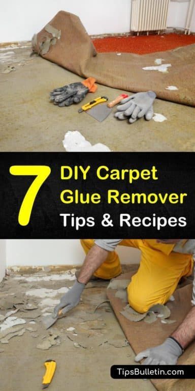 Here are a few step-by-step DIY carpet glue removal methods using white vinegar, dish soap, and elbow grease. You can even loosen carpet adhesive using an iron, some newspaper, and a scraper. #removecarpetglue #howtoremovecarpetglue #removecarpetadhesive Leftover Carpet, Carpet Glue, How To Remove Glue, Removing Carpet, Cleaning Painted Walls, Glue Remover, Cleaner Recipes, Bathroom Cleaning Hacks, Deep Cleaning Tips