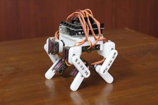 Arduino Powered Micro Quadruped : 13 Steps (with Pictures) - Instructables Art Satisfying, Bike Challenge, Engineering Art, Robot Cat, Robotics Projects, Tesla Coil, Arduino Projects, Design Innovation, Voltage Regulator