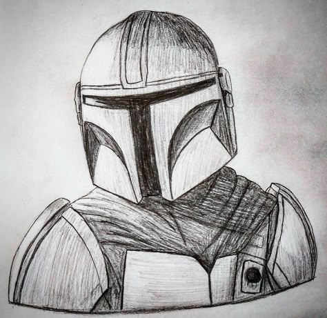 The Mandalorian Mandalorian Sketch, Mandolorian Armour, Mandalorian Drawing, Mandalorian Armour, Yoda Drawing, Master Yoda, Star Wars Drawings, Star Wars Jedi, The Mandalorian