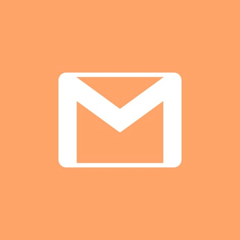 Orange Gmail Icon, Burnt Orange App Icons, Aesthetics Homescreen, Burgundy Icons, Orange Ios, Iphone Icon Aesthetic, Muted Aesthetic, Gmail Icon, Orange App Icons