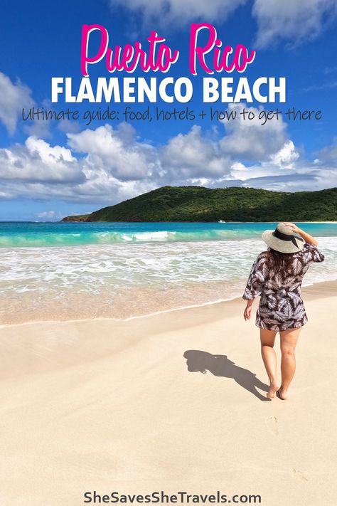 Stunning Flamenco Beach Puerto Rico: Everything You Need to Know Before You Go Flamenco Beach Puerto Rico, Puerto Rico Travel Guide, Flamenco Beach, Beach Puerto Rico, Trip To Puerto Rico, Puerto Rico Travel, Puerto Rico Beaches, Puerto Rico Vacation, Jamaica Travel