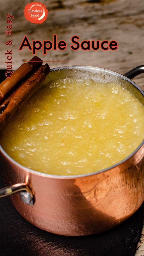 Home Made Apple Sauce Recipe, Cooking Apples Recipes, Cooking Apple Recipes Uk, Easy Apple Sauce Recipes, Apple Puree Recipe, Recipes For Apples, Cooking Apple Recipes, Easy Apple Sauce, Russian Breakfast