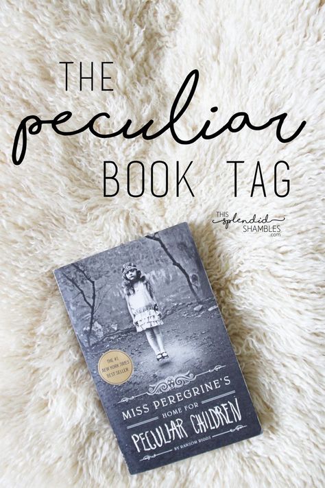 Smartphone Photography Tricks, Book Tags, Book Blogging, Bookstagram Ideas, Book Tag, Photography Tricks, Peculiar Children, Bookstagram Inspiration, Home For Peculiar Children