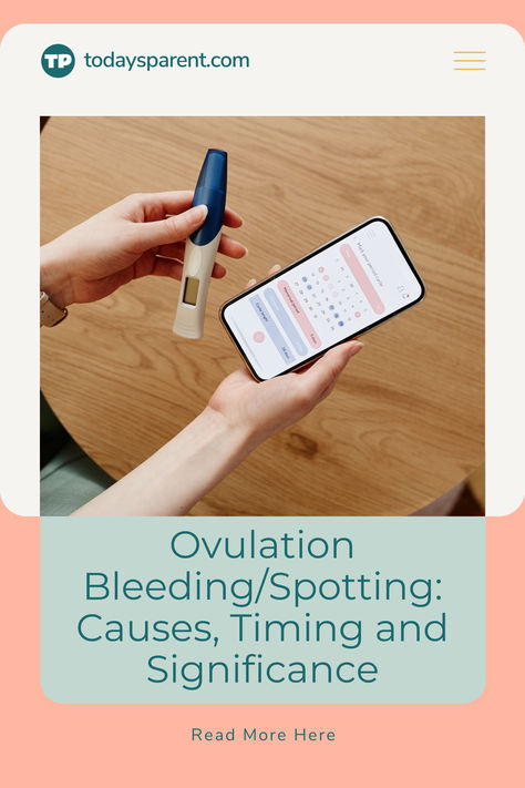 person checking their ovulation and bleeding times using a digital health womens health app Spotting Between Periods, Ovulation Symptoms, Period Cycle, Fact Of Life, All About Pregnancy, Life Facts, Baby Toddler, Period, Finding Yourself