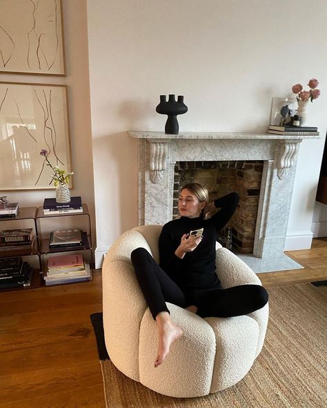 Camille Charriere, French Wardrobe, Dream Apartment, Living Room With Fireplace, Fast And Furious, Small Living Room, Interior Inspo, Small Living, Room Inspo