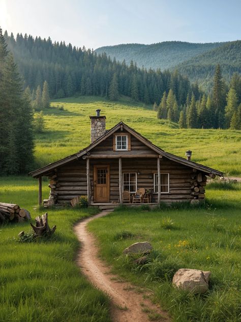 Pastoral Cabin Perfection Life Core, Cabin Cottage, Rural Retreats, The Meadows, Cozy Cabin, Log Homes, Tiny House, Your Dream, Love It