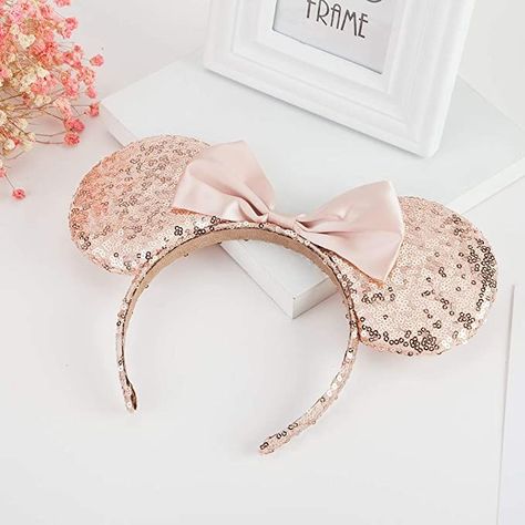 Rose Gold Disney Minnie ears!❤️ 【SIZES】Different Colors and Styles available for you to choice your favorite.Mouse ears headband is sized to fit most kids and adults as it's made of highly elastic plastic
❤️ 【MULTI-FUNCTIONAL OCCASIONS】Mouse ears are perfect for Girls daily hairband, Minnie or Mickey themed party, gifts or presents, party decorations,Disney trip or everyday wear.
❤️ 【GREATEST GIFT】Mouse Sparkled Ears Designed for you with Love and Laughter, It's a Ideal Gift for Your Family. Rose Gold Minnie Ears, Minnie Ears Headband, Princess Decorations, Glitter Party, Mouse Ears Headband, Cute Headbands, Ears Headband, Disney Ears, Minnie Ears