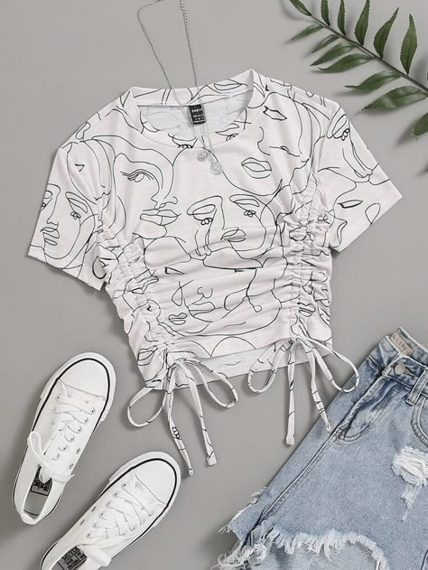 Cute Dress Outfits, Trendy Outfits For Teens, Fashionista Clothes, Easy Trendy Outfits, Crop Top Outfits, Simple Trendy Outfits, Women T Shirts, Cute Simple Outfits, Really Cute Outfits