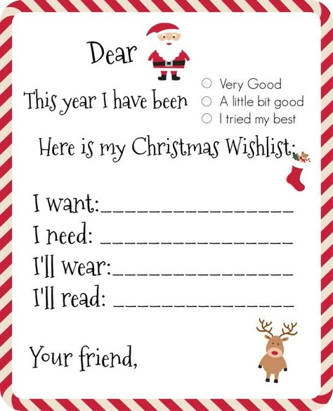 Dear Santa Printable Wishlist Secret Santa Letter, What To Ask For Christmas, Dear Santa Printable, Christmas List Printable, Christmas List Template, Santa Wish List, Santa Printable, Dear Santa Letter, Santa Template