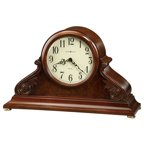 Howard Miller Sophie Quartz Tabletop Clock in American Cherry | Perigold Howard Miller, Fox Hunt, Vintage Clocks, Shelf Clock, Old Clocks, Mantel Clocks, Desk Shelf, Mantle Clock, Antique Clocks