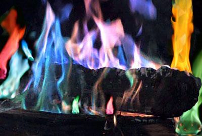 I can't decide if this is a horrible prank designed to burn your house down or a really cool way to make a rainbow fire in the fireplace. Either way I'm probably in. Dnd Props, Camping Projects, Larp Props, Rainbow House, Old Fireplace, Cabin Fever, Camping Fun, Outdoor Fire, Outdoor Fire Pit