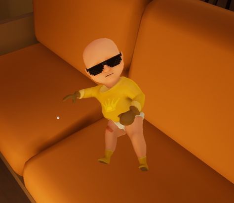 Baby In Yellow Funny Pfp, Berry B Benson, Baby In Yellow Game, The Baby In Yellow, Baby In Yellow, Yellow Funny, Yellow Baby, In Memes, Baby Yellow