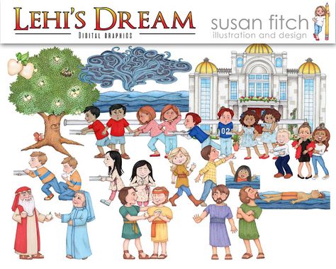 Camille's Primary Ideas: Susan Fitch GIVEAWAY!! Book Of Mormon Stories, Mormon Art, Photo Editing Programs, Joseph Smith, Beloved Book, The Book Of Mormon, Book Of Mormon, Digital Clip Art, Tree Of Life