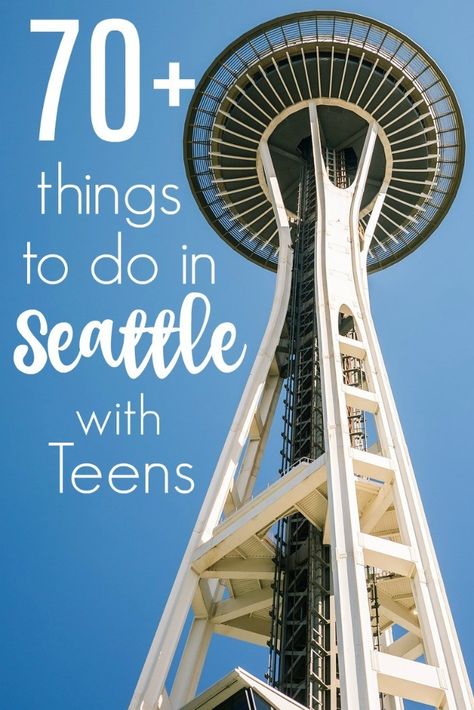 A huge list of 70+ things to do in Seattle with Teens Usa Trips, Things To Do In Seattle, Seattle Vacation, Pacific Northwest Travel, Seattle Travel, Wa State, Frugal Family, Midwest Travel, Romantic Weekend Getaways