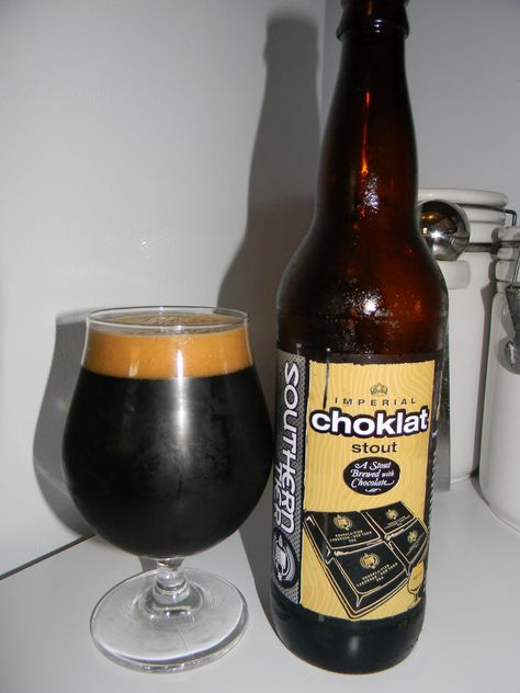 Southern Tier "Choklat" Imperial Stout Southern Tier, Dark Beer, Craft Beer, Beer Bottle, Liquor, Pinterest Likes, My Favorite, Beer, Drinks