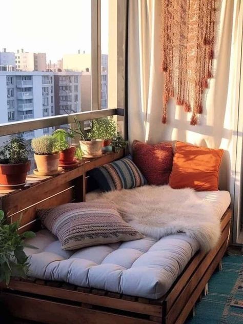 Create a warm and inviting atmosphere on your small apartment patio with small apartment patio decor. Explore cozy and modern decorating ideas that suit any budget and turn your outdoor space into a stylish haven. Modern Balcony Furniture, Apartment Porch, Small Patio Decor, Girly Apartments, Girly Apartment Decor, Small Balcony Design, Modern Patio Furniture, Apartment Patio Decor, Apartment Patio